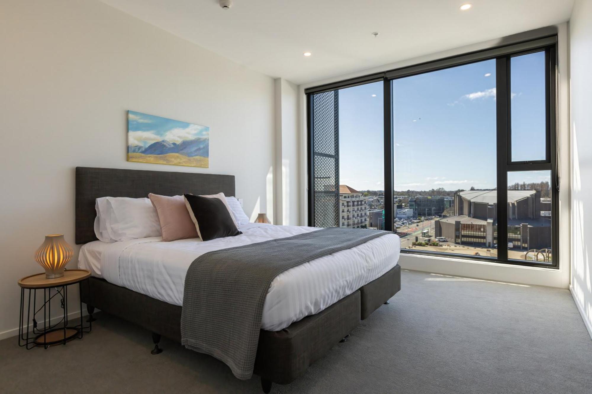 Luxury 2 Bedroom Cbd Apartment With Free Parking Christchurch Dış mekan fotoğraf