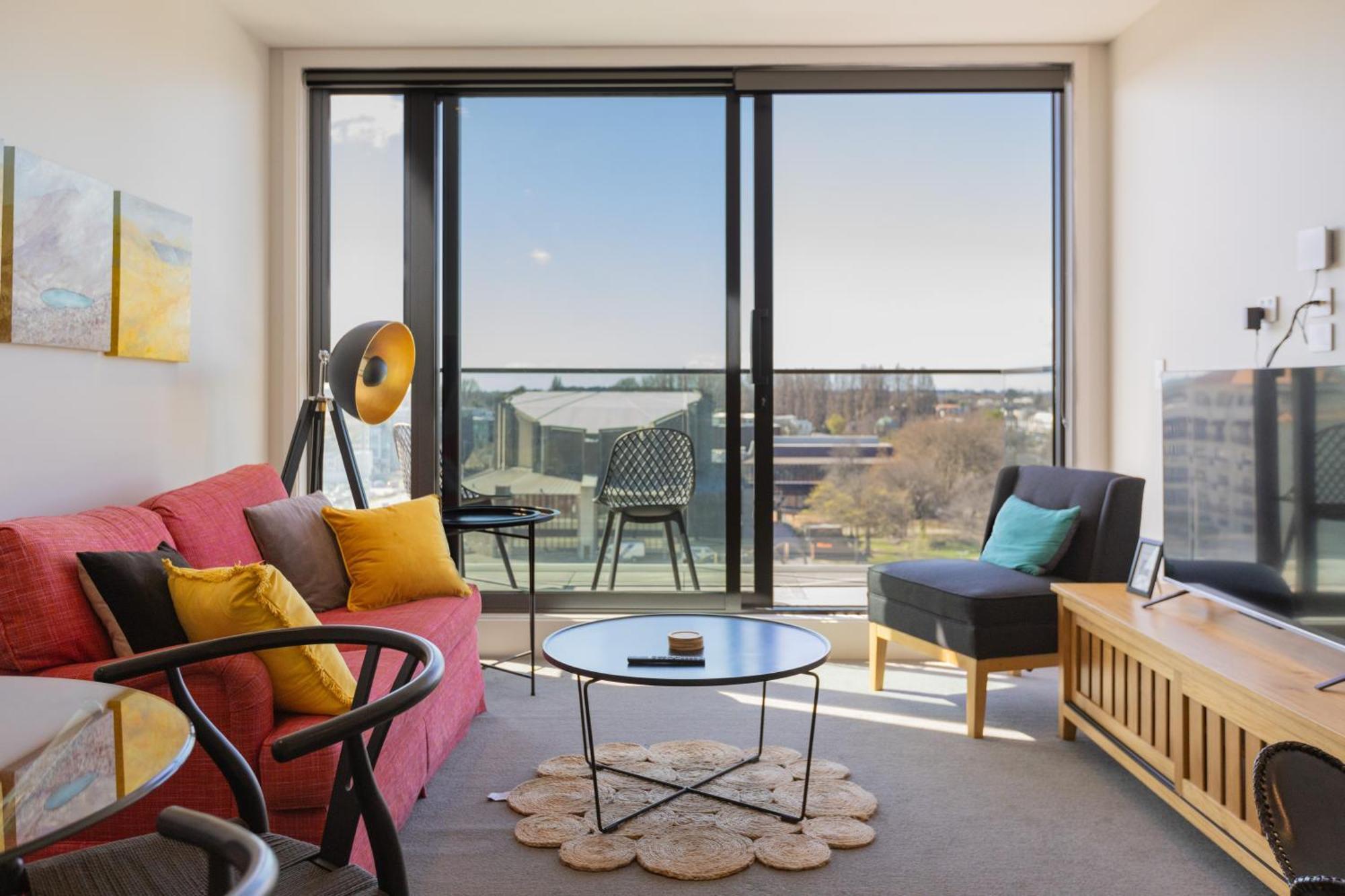 Luxury 2 Bedroom Cbd Apartment With Free Parking Christchurch Dış mekan fotoğraf