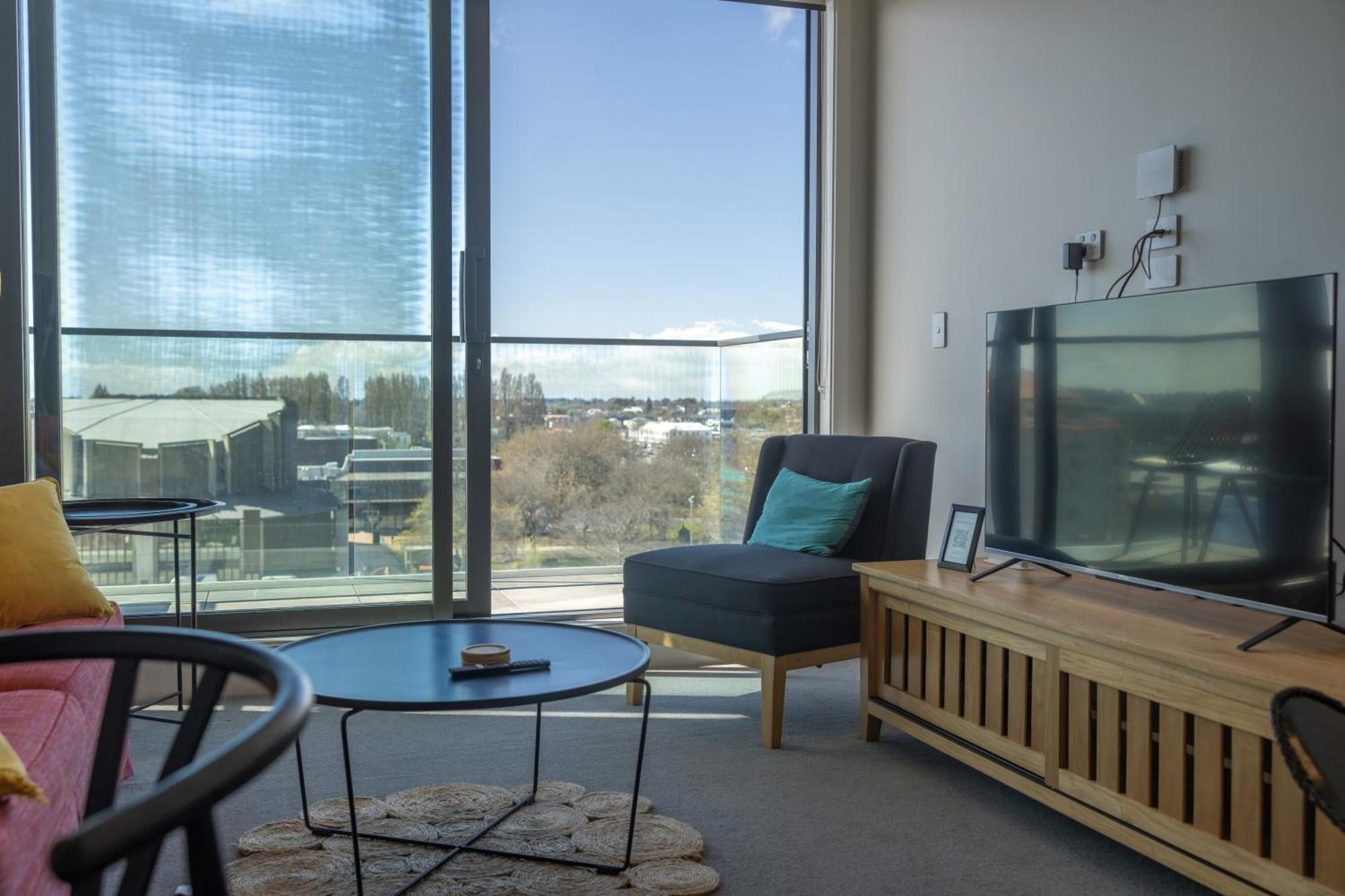 Luxury 2 Bedroom Cbd Apartment With Free Parking Christchurch Dış mekan fotoğraf